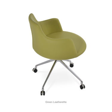Dervish Spider Swivel Chair Leather by SohoConcept - New