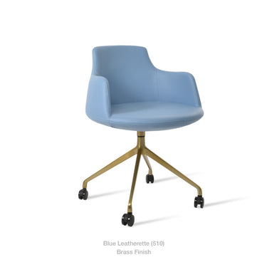 Dervish Spider Swivel Chair Leather by SohoConcept - New