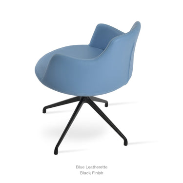 Dervish Spider Swivel Chair Leather by SohoConcept - New
