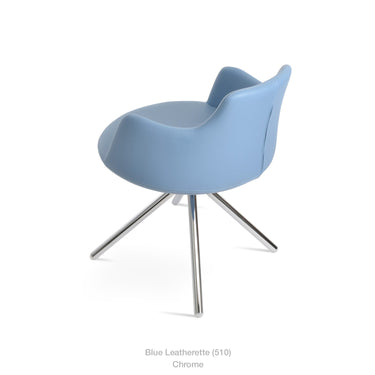 Dervish Stick Swivel Chair Leather by SohoConcept - New