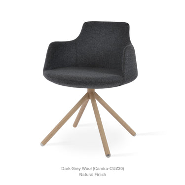 Dervish Stick Swivel Chair Fabric by SohoConcept - New