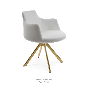 Dervish Sword Swivel Chair Leather by SohoConcept - New