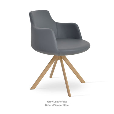 Dervish Sword Swivel Chair Leather by SohoConcept - New