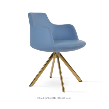 Dervish Sword Swivel Chair Leather by SohoConcept - New