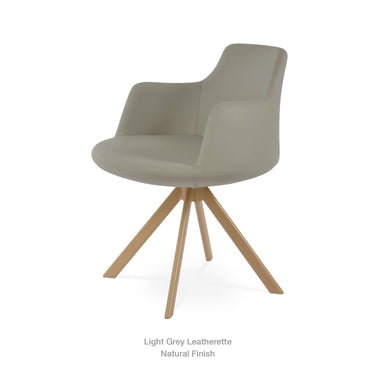 Dervish Sword Swivel Chair Leather by SohoConcept - New