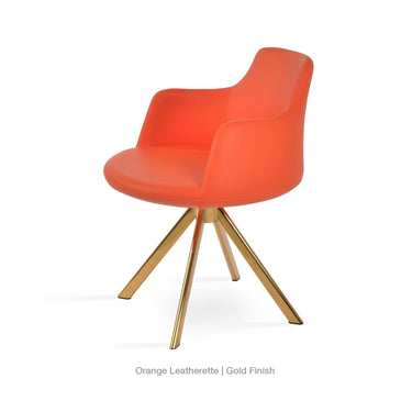 Dervish Sword Swivel Chair Leather by SohoConcept - New