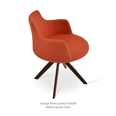 Dervish Sword Swivel Chair Fabric by SohoConcept - New