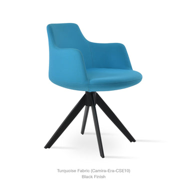 Dervish Sword Swivel Chair Fabric by SohoConcept - New