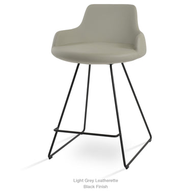 Dervish Wire Stools Leather by SohoConcept - New