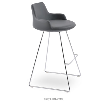 Dervish Wire Stools Leather by SohoConcept - New
