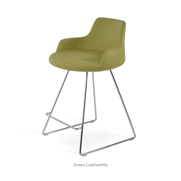 Dervish Wire Stools Leather by SohoConcept - New
