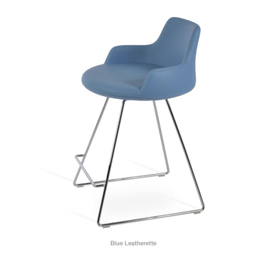 Dervish Wire Stools Leather by SohoConcept - New