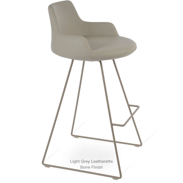 Dervish Wire Stools Leather by SohoConcept - New
