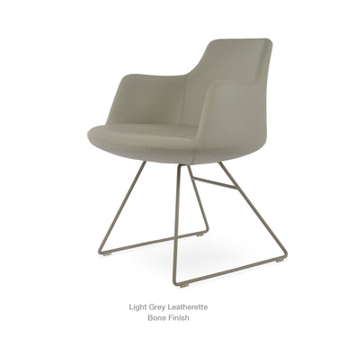 Dervish Wire Swivel Chair Leather by SohoConcept - New