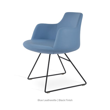 Dervish Wire Swivel Chair Leather by SohoConcept - New