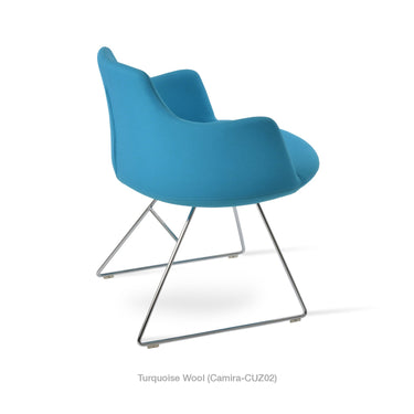 Dervish Wire Swivel Chair Fabric by SohoConcept - New