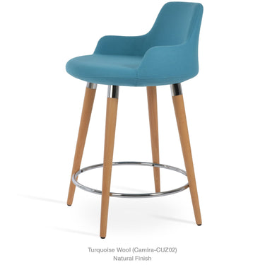 Dervish Wood Stools Fabric by SohoConcept - New