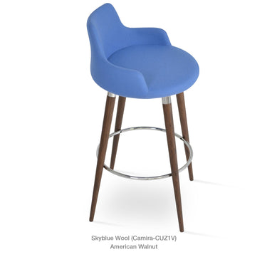 Dervish Wood Stools Fabric by SohoConcept - New