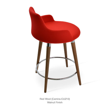 Dervish Wood Stools Fabric by SohoConcept - New