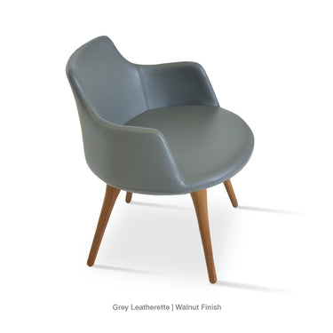 Dervish Wood Chair Leather by SohoConcept - New