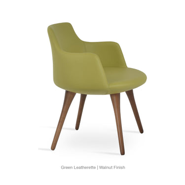 Dervish Wood Chair Leather by SohoConcept - New