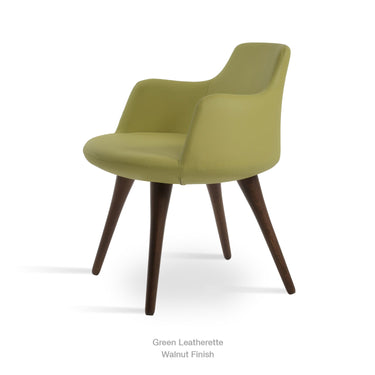 Dervish Wood Chair Leather by SohoConcept - New