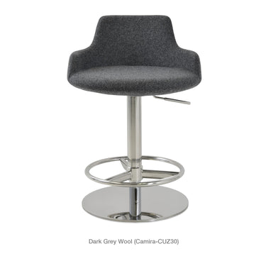 Dervish Piston Full Footrest Stools Fabric by SohoConcept - New