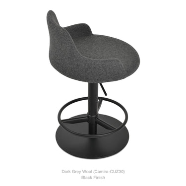 Dervish Piston Full Footrest Stools Fabric by SohoConcept - New