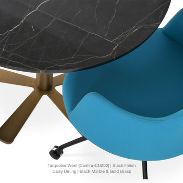 Dervish Spider Swivel Chair Fabric by SohoConcept - New