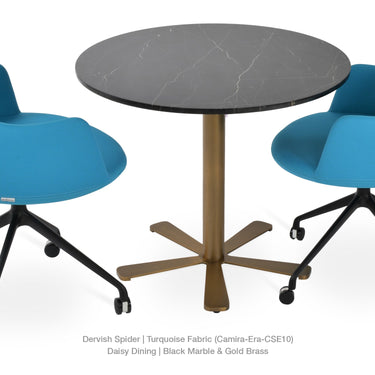 Dervish Spider Swivel Chair Fabric by SohoConcept - New