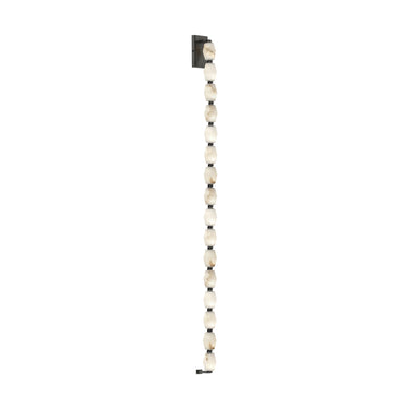 Bronze & Alabaster Vertical Wall Light | Collier 53 Modern Design