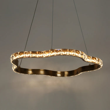 20-inch round crystal chandelier for dining room