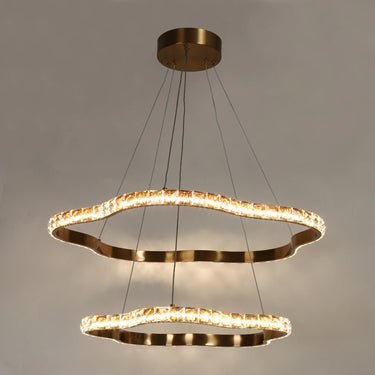 Modern 2-Tier Chandelier for Dining Room