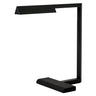 Dessau 16 inch LED table lamp in Nightshade Black finish with modern Bauhaus-inspired design