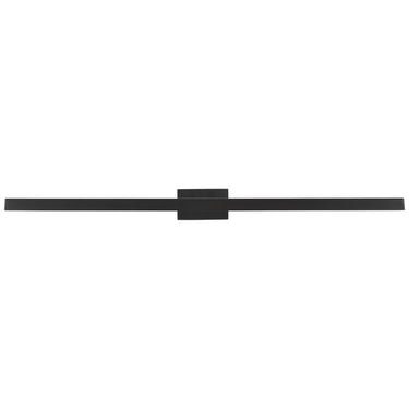 Commercial gallery lighting: Visual Comfort 36-inch LED picture light.