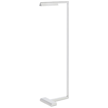 Nightshade black Dessau 38 floor lamp, contemporary pharmacy style, 2700K warm LED illumination
