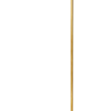 46in Dessau task floor lamp (700PRTDES46NB-LED927) with rotating arm in natural warm brass.
