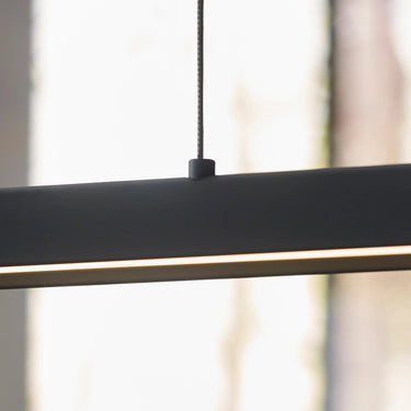 Visual Comfort Modern Dessau 48 inch Nightshade Black linear light fixture