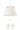 Devin Pendant Light, Satin Gold Finish and Polished NIckel, White Glass, Contemporary Pendant, Visual Comfort Modern Fixture