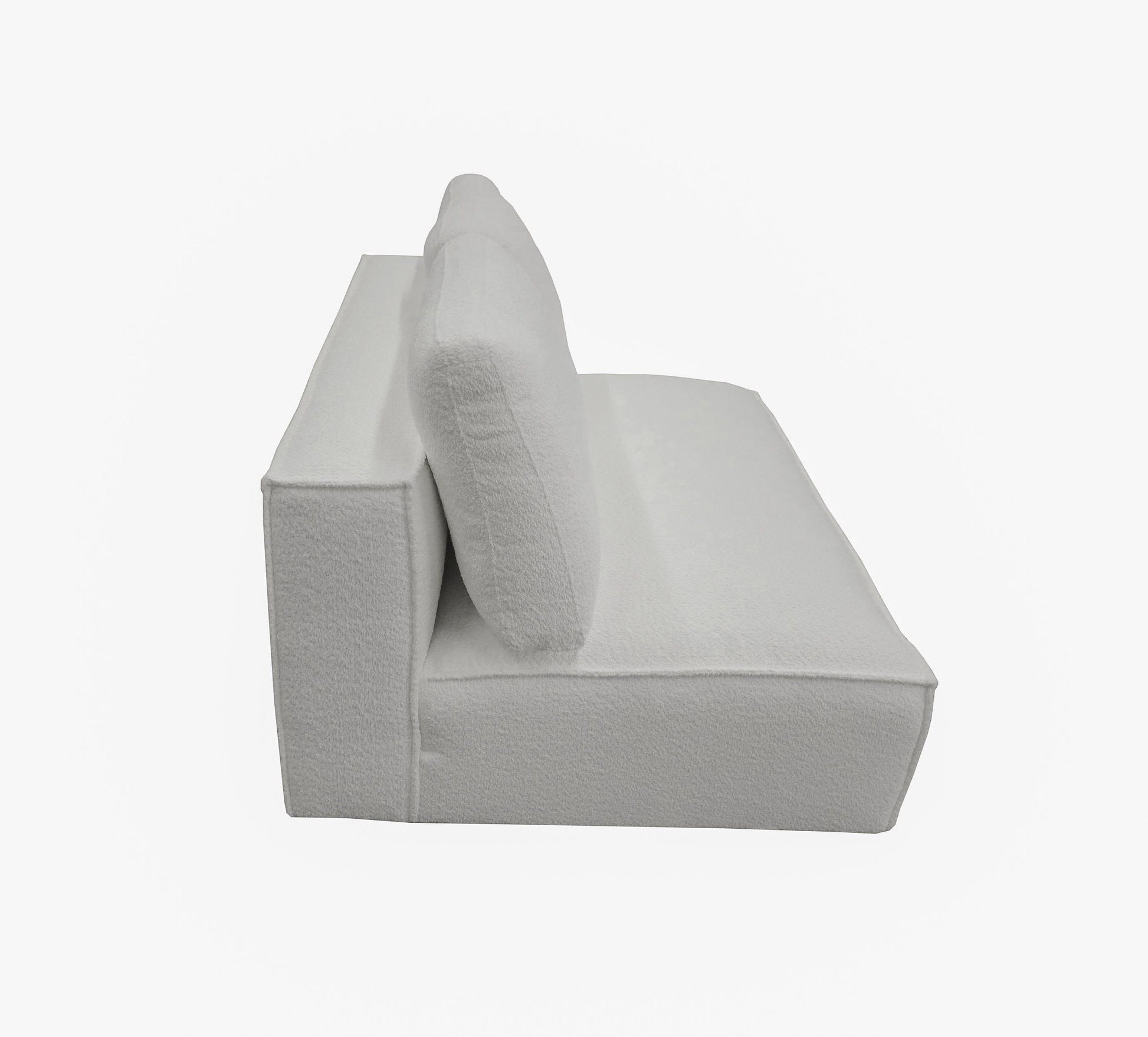 Divani Casa Lulu Modern White Fabric Modular Sectional Sofa 9
