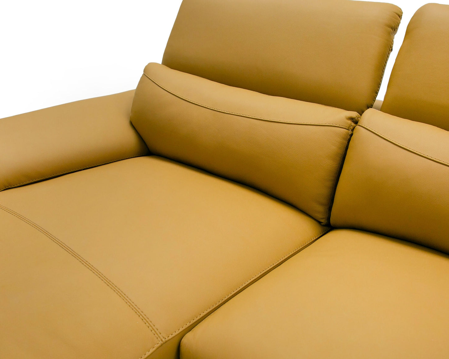 Divani Casa Sura Modern Camel Leather  Sectional Sofa 9