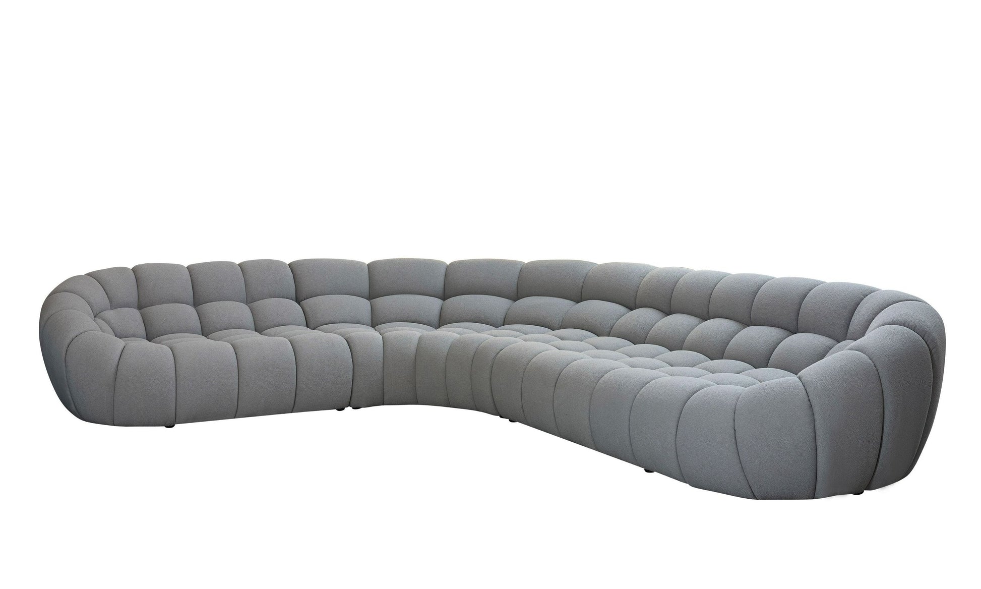 Divani Casa Yolonda Grey Curved Sectional Sofa Alt 02