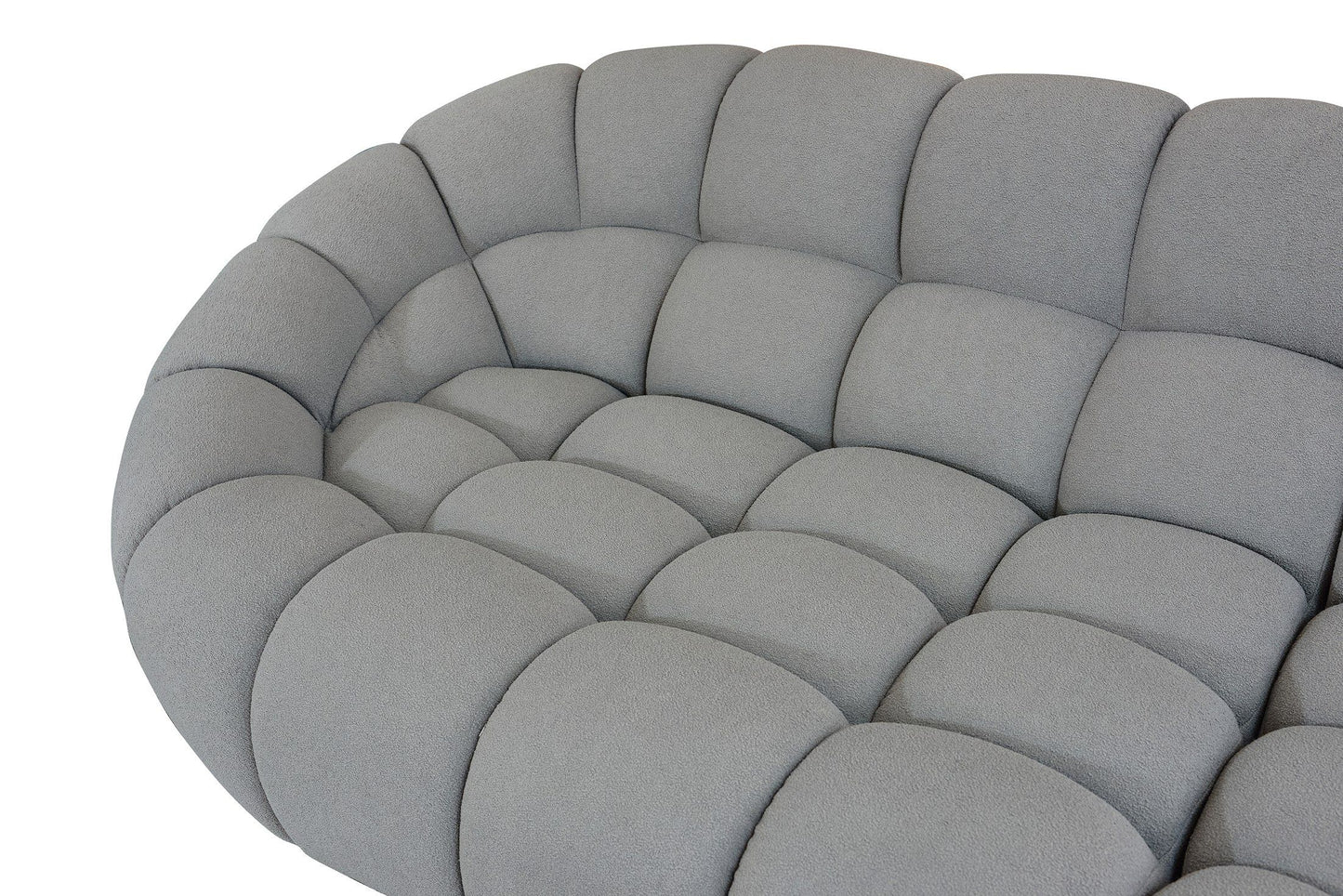 Divani Casa Yolonda Grey Curved Sectional Sofa Alt 06