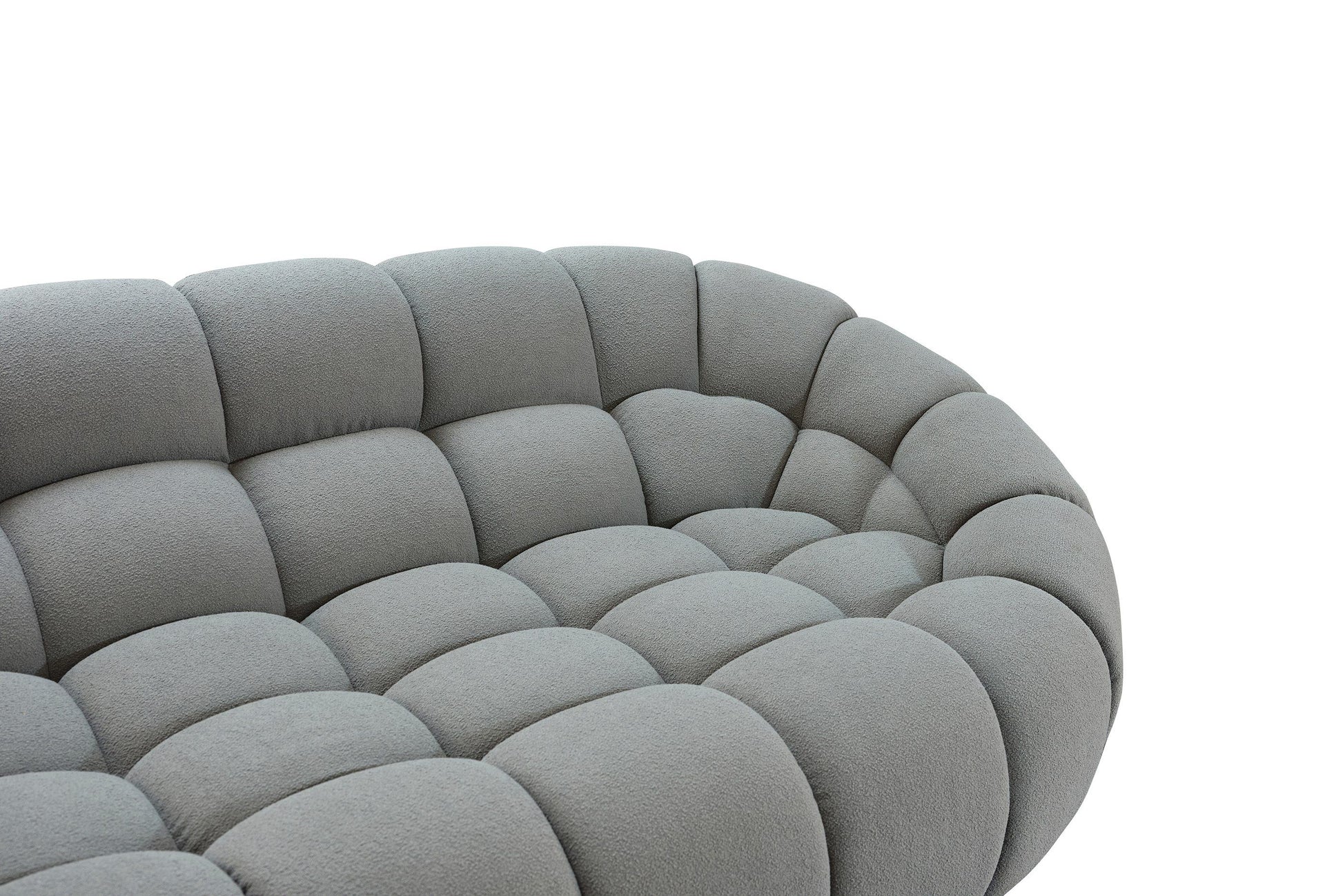 Divani Casa Yolonda Grey Curved Sectional Sofa Alt 07
