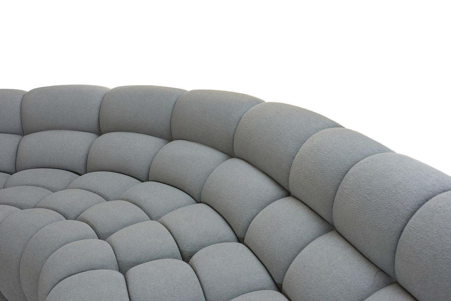Divani Casa Yolonda Grey Curved Sectional Sofa Alt 09