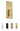 Cylindrical Glass Shade Wall Light, Dobson II, 12.5 Watt LED, Dimmable - Brass and Black