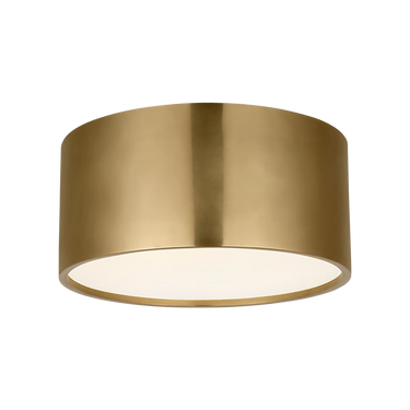 Visual Comfort Dola 10 LED flush mount brass ceiling light modern design