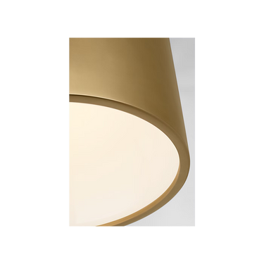 Dola 13 milk glass flush mount as the centerpiece of a room