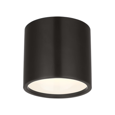 Bronze flush mount LED ceiling light by Visual Comfort Dola 6