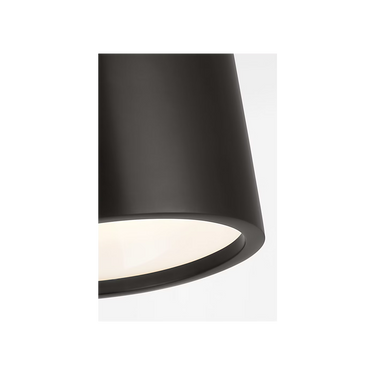 Close-up of bronze finish on Dola 6 LED flush mount ceiling light